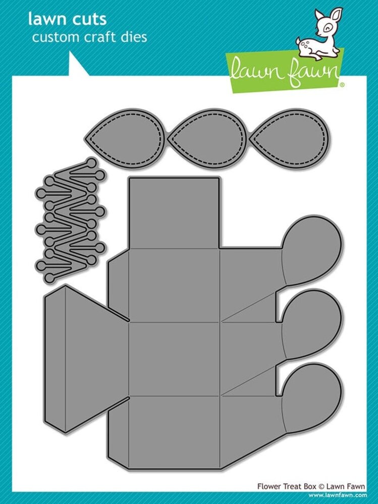 Lawn Fawn Flower Treat Box Dies (LF4044)