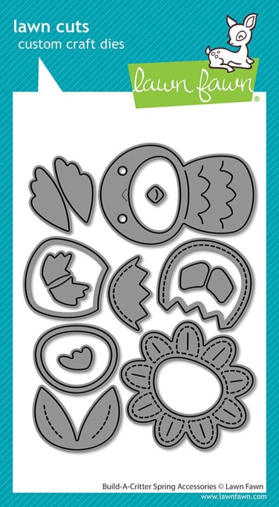 Lawn Fawn Build-A-Critter Spring Accessories Dies (LF4045)