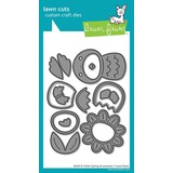 Lawn Fawn Build-A-Critter Spring Accessories Dies (LF4045)
