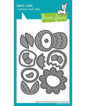 Lawn Fawn Build-A-Critter Spring Accessories Dies (LF4045)