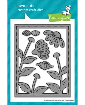 Lawn Fawn Big Blossom Backdrop Portrait Dies (LF4051)