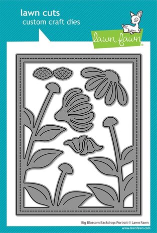 Lawn Fawn Big Blossom Backdrop Portrait Dies (LF4051)