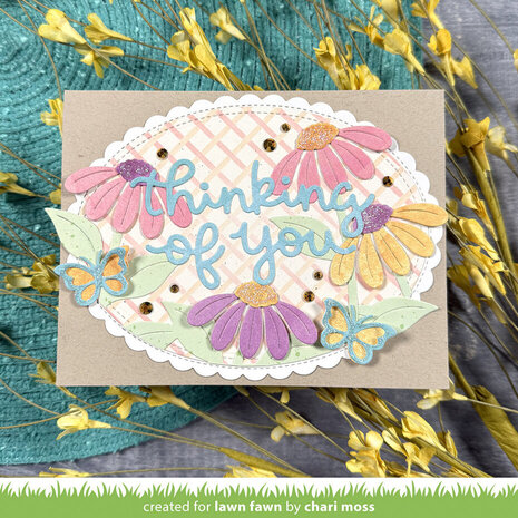 Lawn Fawn Big Blossom Backdrop Landscape Dies (LF4052)