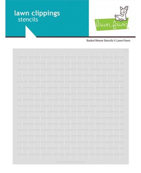 Lawn Fawn Basket Weave Stencils (LF4054)