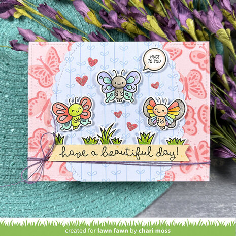 Lawn Fawn I Like Big Butterflies Clear Stamps (LF4024)