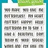 Lawn Fawn Henry's Build-A-Sentiment Butterfly Clear Stamps (LF4027)