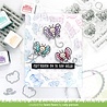 Lawn Fawn Henry's Build-A-Sentiment Butterfly Clear Stamps (LF4027)