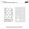 Lawn Fawn Easter Eggs Stamp 'N Stencil (LF4028)