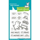Lawn Fawn A Mole Lot Of Flowers Clear Stamps (LF4031)