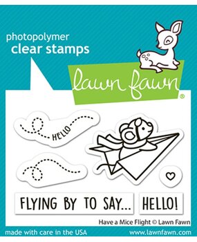 Lawn Fawn Have A Mice Flight Clear Stamps (LF4040)