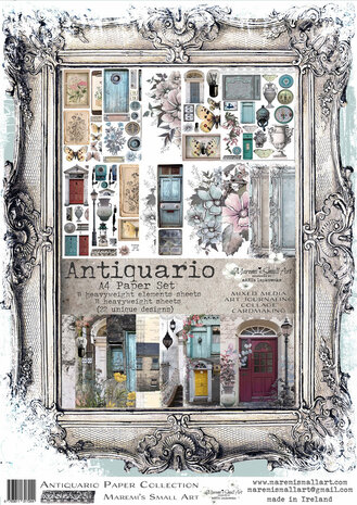 Maremi's Small Art Antiquario A4 Paper Set
