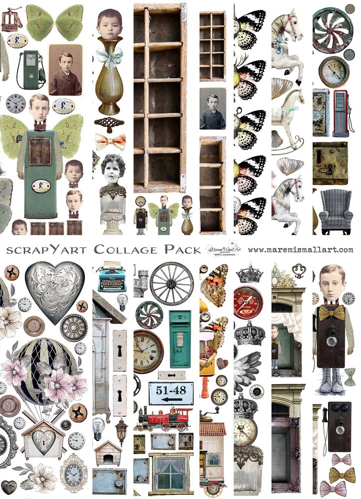 Maremi's Small Art ScrapYart A5 Paper Set