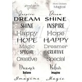 Maremi's Small Art Words Stickers A5 Magical
