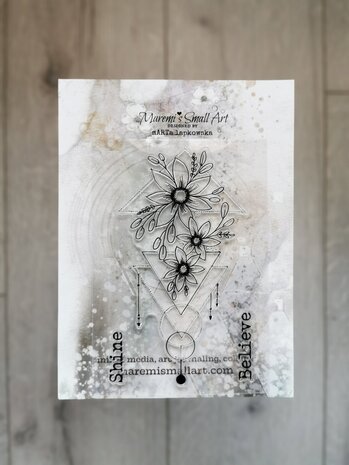 Maremi's Small Art Stamp Set Flower Shine