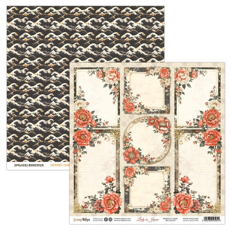ScrapBoys PRE-ORDER Lady in Japan 12x12 Inch Paper Pad (SB-LAJA-08)