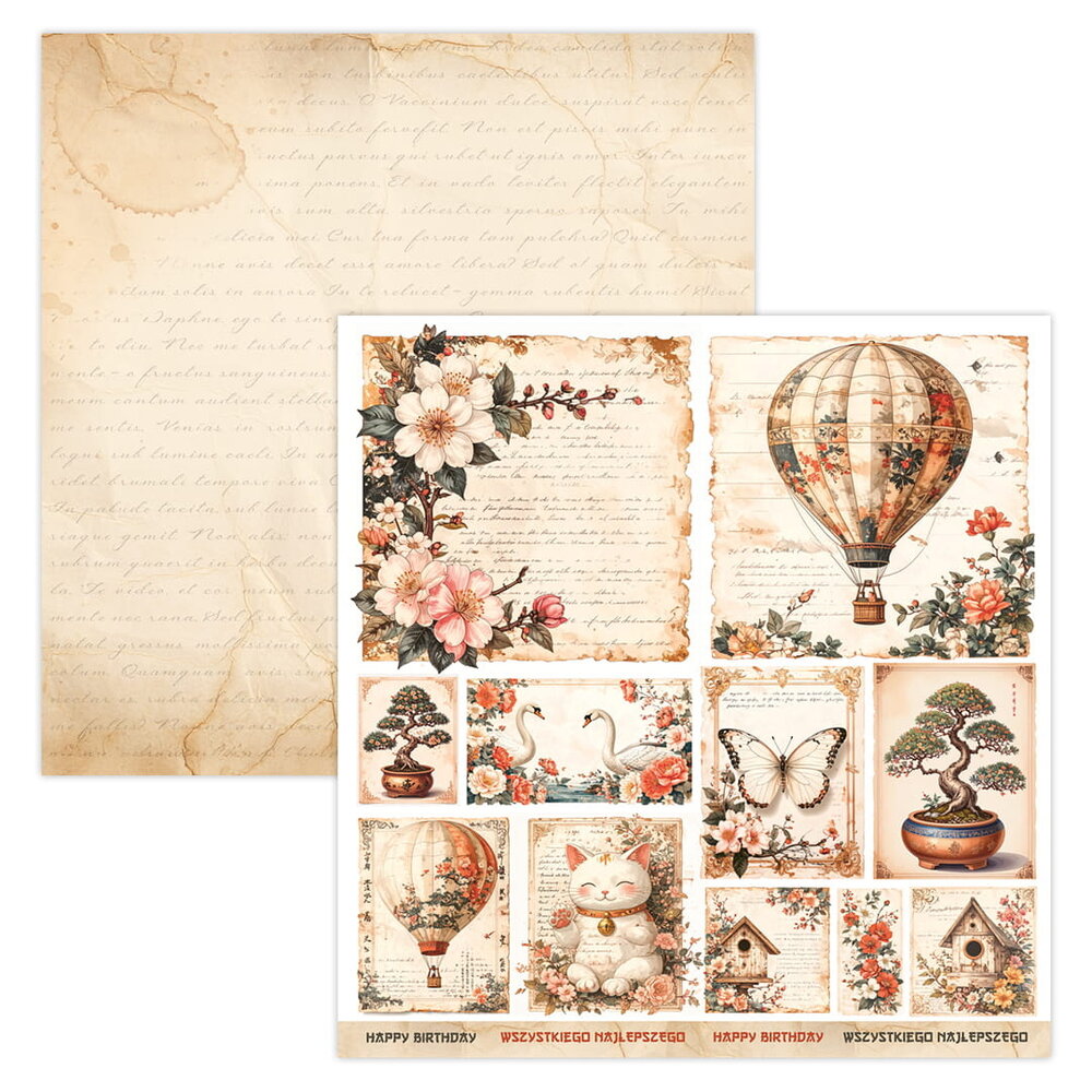 ScrapBoys PRE-ORDER Lady in Japan 12x12 Inch Art Journal (SB-LAJA-14)