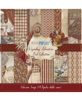 Papers For You PRE-ORDER Wizarding Adventure Red 12x12 Inch Paper Pack (PFY-15787)