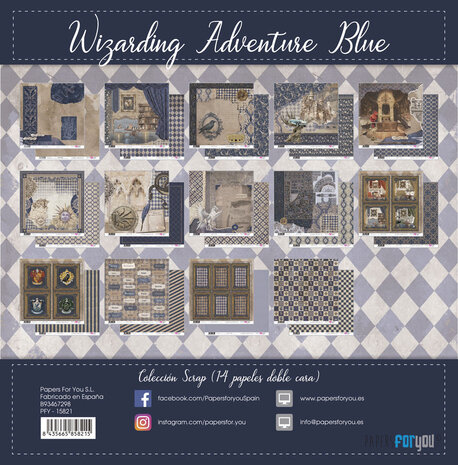 Papers For You PRE-ORDER Wizarding Adventure Blue 12x12 Inch Paper Pack (PFY-15821) Papers For You PRE-ORDER Wizarding Adventure Blue 12x12 Inch Paper Pack (PFY-15821)