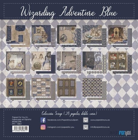 Papers For You PRE-ORDER Wizarding Adventure Blue 6x6 Inch Paper Pack (PFY-15861) Papers For You PRE-ORDER Wizarding Adventure Blue 6x6 Inch Paper Pack (PFY-15861)