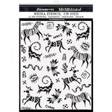 Stamperia Savana Thick Stencil 20x25cm Grafiti (KSTD104)