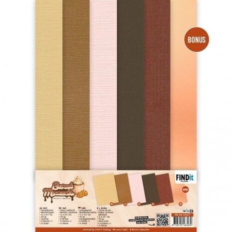 Berrie's Beauties Sweet Moments A4 Linen Cardstock Pack (BB-A4-10029)