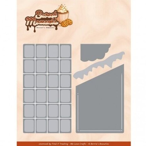 Berrie's Beauties Sweet Moments Dies Chocolate Bar (BBD10090) Berrie's Beauties Sweet Moments Dies Chocolate Bar (BBD10090)