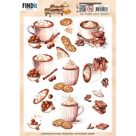 Berrie's Beauties Sweet Moments 3D Push Out Cookie Delights (SB11088)