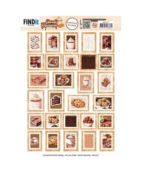 Berrie's Beauties Sweet Moments Push Out Postage Stamps (SB11117)