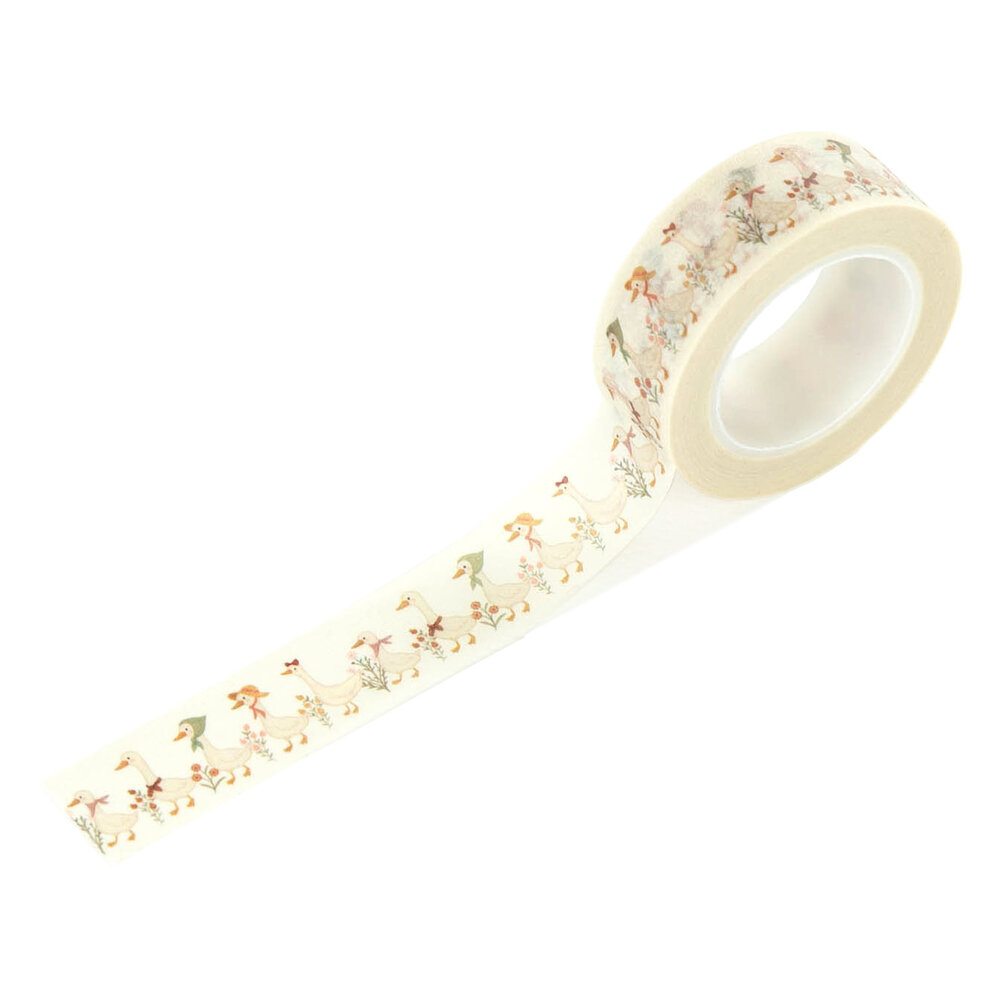 Carta Bella Silly Goose Washi Tape Goose Garden (CBGOO488027) Carta Bella Silly Goose Washi Tape Goose Garden (CBGOO488027)