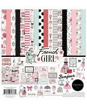 Carta Bella French Girl 12x12 Inch Collection Kit (CBFG490016) Carta Bella French Girl 12x12 Inch Collection Kit (CBFG490016)