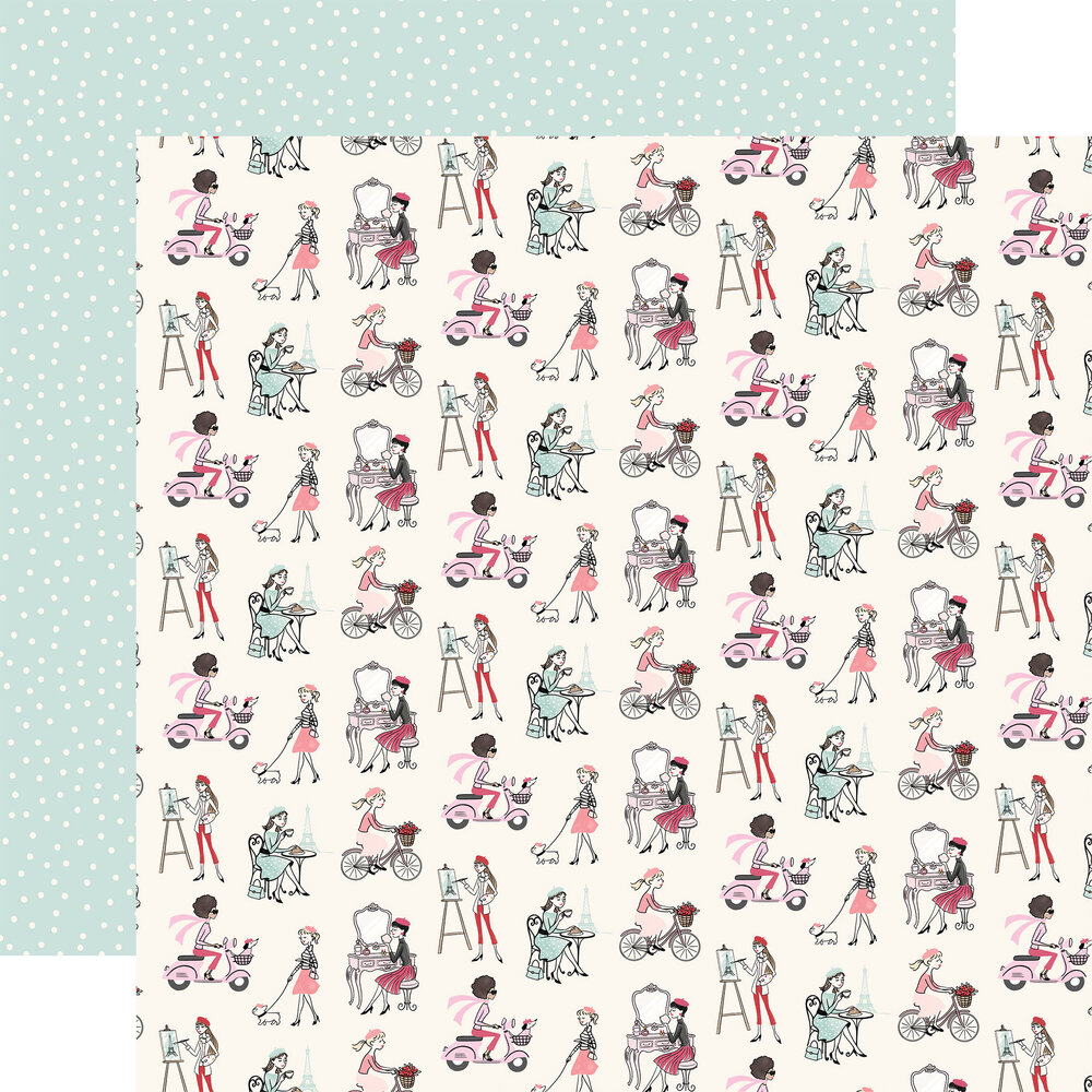 Carta Bella French Girl 12x12 Inch Collection Kit (CBFG490016) Carta Bella French Girl 12x12 Inch Collection Kit (CBFG490016)