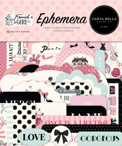 Carta Bella French Girl Ephemera (CBFG490024)