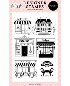 Carta Bella French Girl Clear Stamps French Streets (CBFG490043) Carta Bella French Girl Clear Stamps French Streets (CBFG490043)
