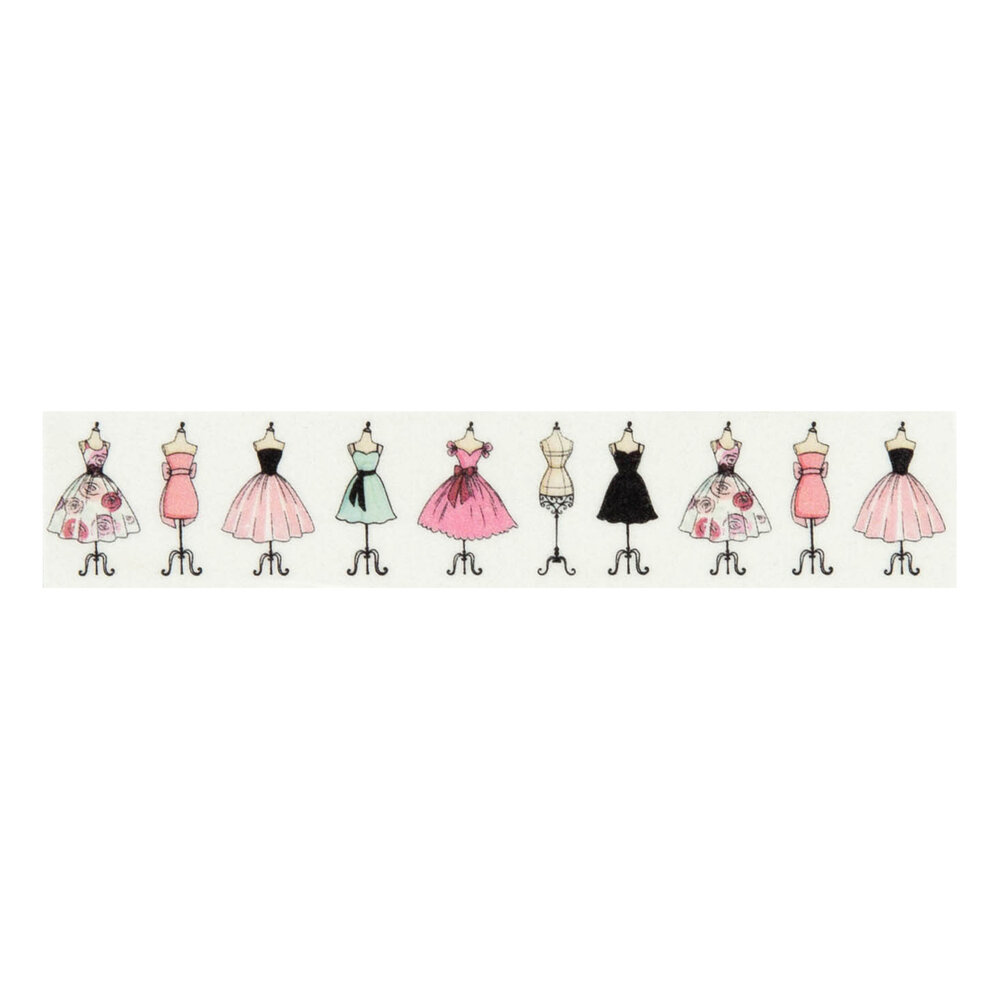 Carta Bella French Girl Washi Tape Dress Me Up (CBFG490027) Carta Bella French Girl Washi Tape Dress Me Up (CBFG490027)