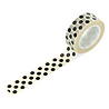 Carta Bella French Girl Washi Tape Big Black Polka Dot (CBFG490037) Carta Bella French Girl Washi Tape Big Black Polka Dot (CBFG490037)