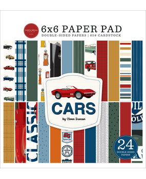 Carta Bella Cars 6x6 Inch Paper Pad (CBCAR491023) Carta Bella Cars 6x6 Inch Paper Pad (CBCAR491023)