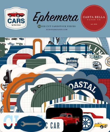 Carta Bella Cars Ephemera (CBCAR491024)