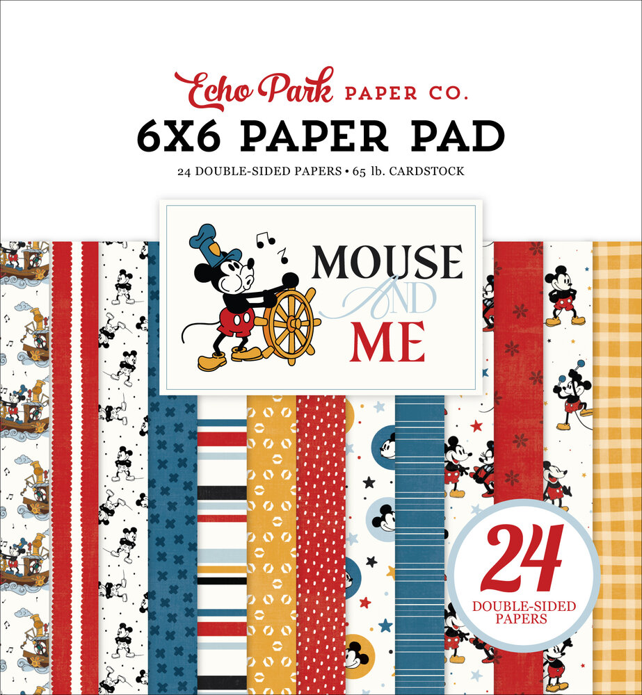 Echo Park Mouse And Me 6x6 Inch Paper Pad (MAM487023) Echo Park Mouse And Me 6x6 Inch Paper Pad (MAM487023)