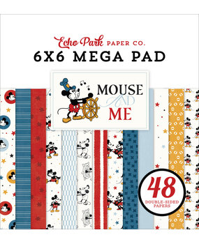 Echo Park Mouse And Me 6x6 Inch Mega Pad (MAM487031) Echo Park Mouse And Me 6x6 Inch Mega Pad (MAM487031)
