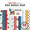 Echo Park Mouse And Me 6x6 Inch Mega Pad (MAM487031) Echo Park Mouse And Me 6x6 Inch Mega Pad (MAM487031)