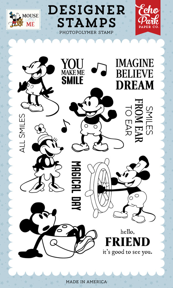 Echo Park Mouse And Me Clear Stamps Captain Mouse (MAM487047) Echo Park Mouse And Me Clear Stamps Captain Mouse (MAM487047)