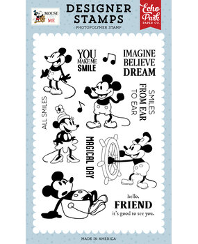 Echo Park Mouse And Me Clear Stamps Captain Mouse (MAM487047) Echo Park Mouse And Me Clear Stamps Captain Mouse (MAM487047)