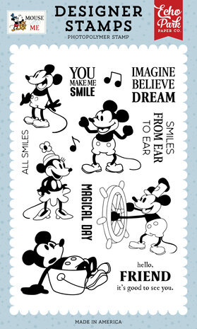 Echo Park Mouse And Me Clear Stamps Captain Mouse (MAM487047) Echo Park Mouse And Me Clear Stamps Captain Mouse (MAM487047)