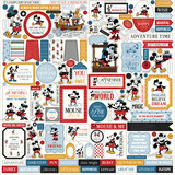 Echo Park Mouse And Me 12x12 Inch Element Sticker (MAM487014)