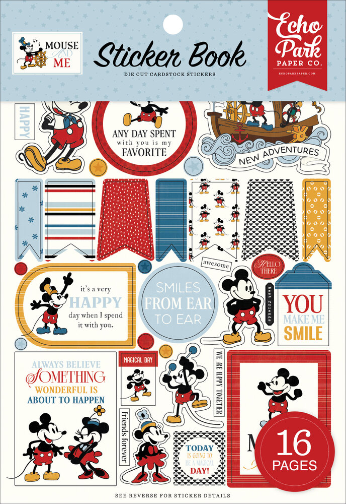 Echo Park Mouse And Me Sticker Book (MAM487029) Echo Park Mouse And Me Sticker Book (MAM487029)