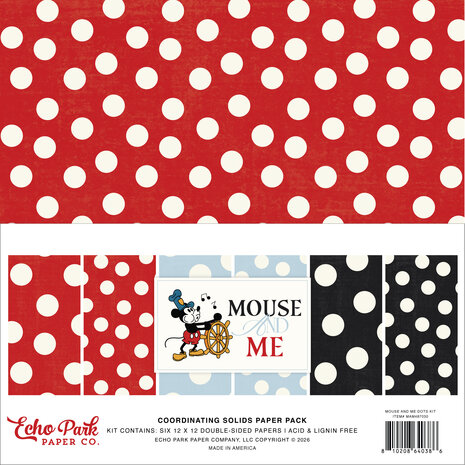 Echo Park Mouse And Me 12x12 Inch Dots Kit (MAM487054) Echo Park Mouse And Me 12x12 Inch Dots Kit (MAM487054)