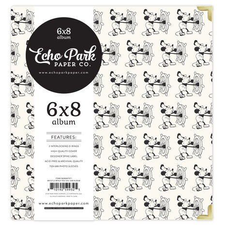 Echo Park Mouse And Me 6x8 Inch Album Whistle While You Sail (MAM487071) Echo Park Mouse And Me 6x8 Inch Album Whistle While You Sail (MAM487071)