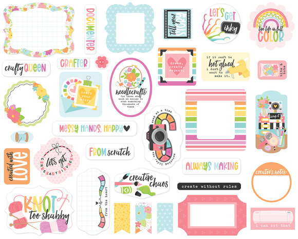 Echo Park Craft Room Ephemera (CRM492024)