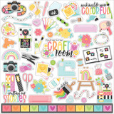 Echo Park Craft Room 12x12 Inch Element Sticker (CRM492014)