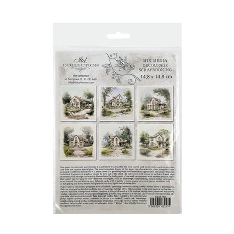 ITD Collection 6x6 Inch Rice Paper Set (RSM 168)